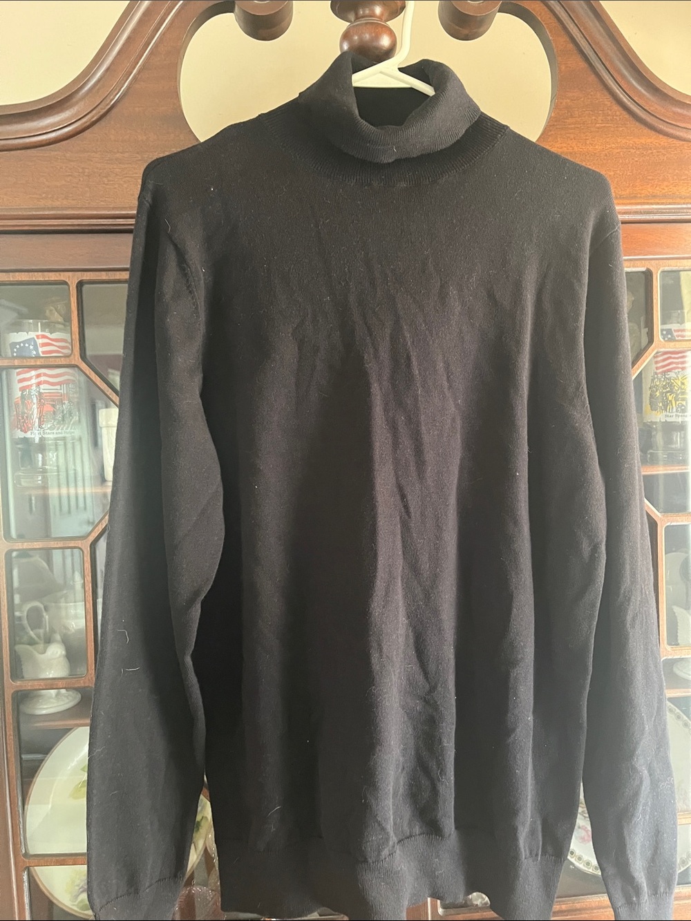 H&M Black Slim Fit Men's Turtleneck Sweater